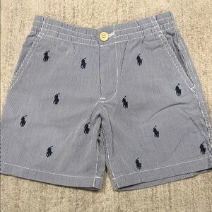 Polo by Ralph Lauren Navy Striped Kids Shorts
